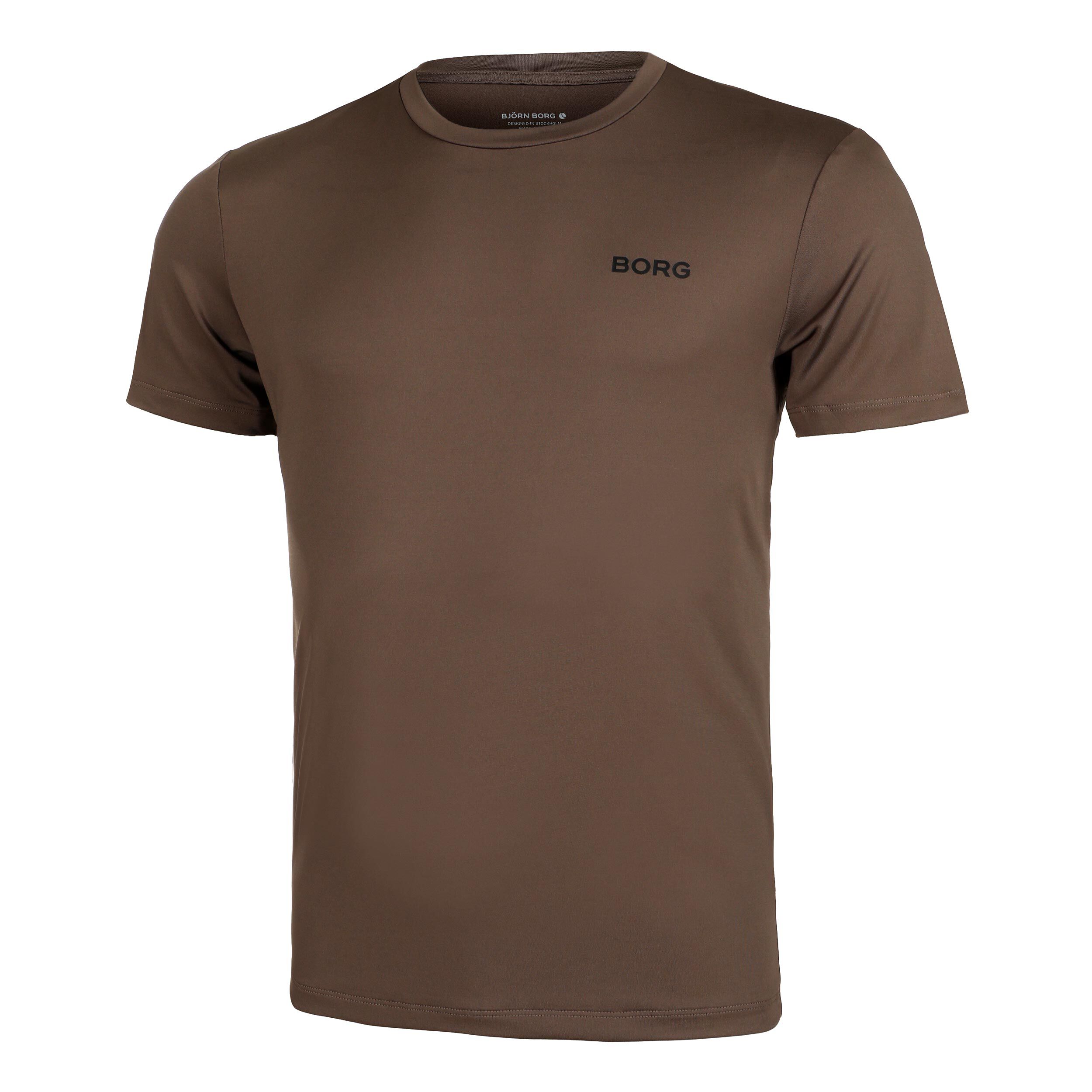 Buy Bjorn Borg Borg Essential Active T shirt Heren Kaki online Tennis Point BE