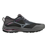 Mizuno Hardloopschoenen Mizuno Wave Rider GTX Trailschoen Dames-Grijs,Wit