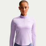 Nike Kleding Nike Swift Half-Zip Hardloopshirt Dames - paars, zilver
