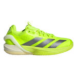 adidas Tennisschoenen adidas Adizero Cybersonic Gravelschoen Dames-Limoen,Zilver