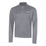 Pacer Half-Zip Hardloopshirt Heren - grijs