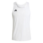 adidas Topje hardlopen adidas Adizero Essential Tanktop Heren-Wit