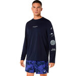 ASICS Hardloopshirt ASICS Fujitrail Logo Hardloopshirt Heren-donkerblauw, blauw
