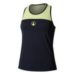 Quiet Please Kleding Quiet Please Perspectives Racerback Tanktop Dames-Donkerblauw