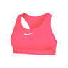 Swoosh MED Support Bra Sport-bh Dames-Pink,Wit