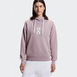 On Kleding On Club Hoodie Sweater met capuchon Dames-mauve, wit