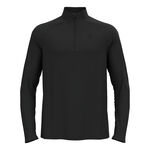 Odlo Kleding Odlo Essential 1/2 Zip Longsleeve Heren-Zwart