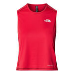 The North Face Topje hardlopen The North Face Sunriser Hardloopshirt Dames-Rood