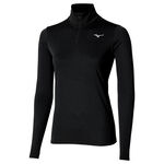 Mizuno Kleding Mizuno Core Impulse Half Zip Hardloopshirt Dames-zwart