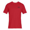 Sportstyle Left Chest T-shirt Heren-Rood,Zwart