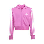 adidas Kleding adidas 3Stripes Sportjas Kinderen-Pink,Wit