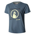 Quiet Please Kleding Quiet Please Word Salad T-shirt Dames-Blauw