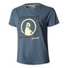 Word Salad T-shirt Dames-Blauw