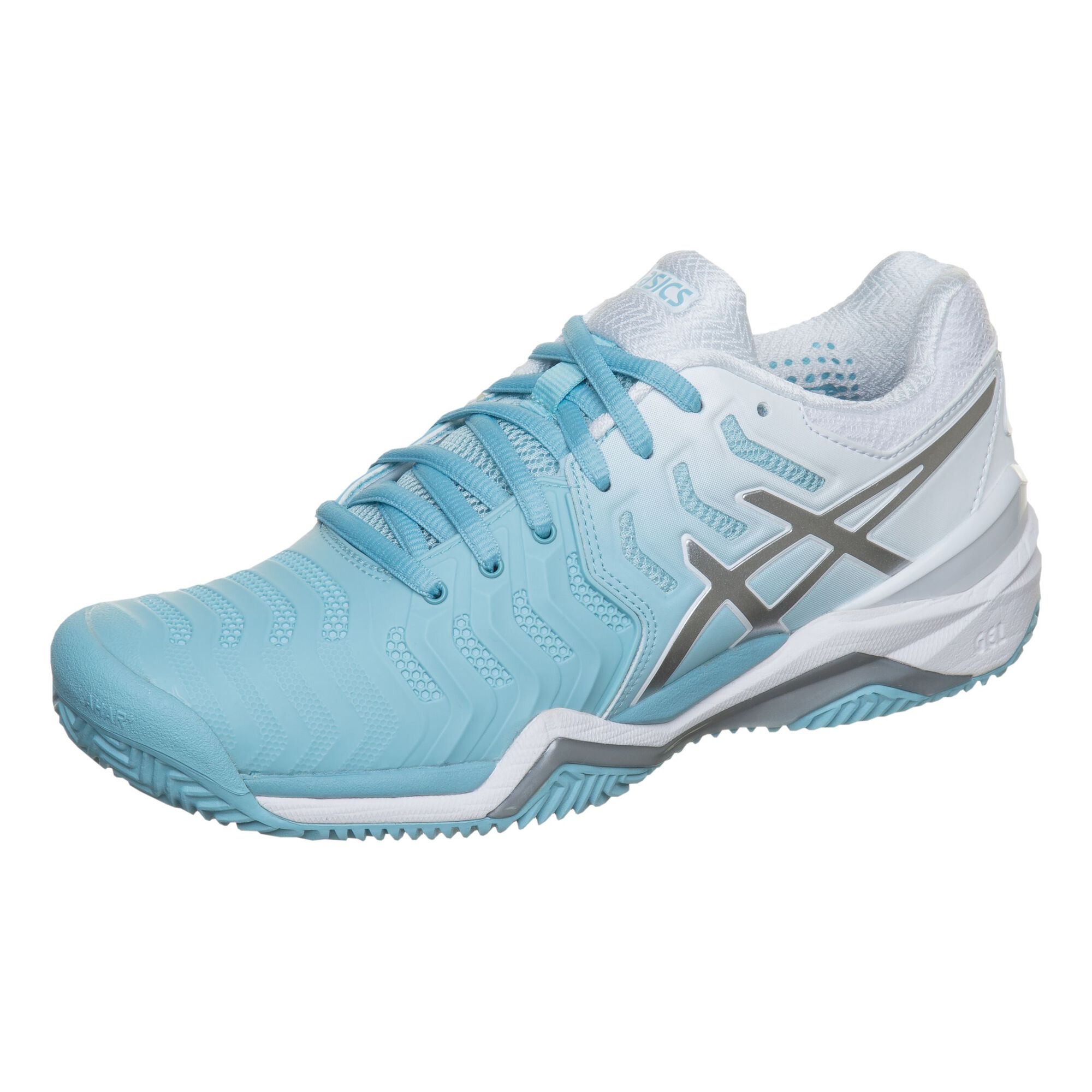 Gewend Verloren hart Harde ring ASICS Gel-Resolution 7 Clay Gravelschoen Dames - Mint, Zilver online kopen  | Tennis-Point