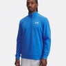 Armour Fleece 1/4 Zip Longsleeve Heren-Blauw,Wit