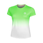 BIDI BADU Kleding BIDI BADU Crew Gradiant T-shirt Meisjes-Neongroen,Wit