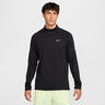 Stride Half-Zip Longsleeve Hardloopshirt Heren-zwart, zilver