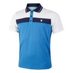 K-Swiss Kleding K-Swiss Core Team Block Polo Heren-Donkerblauw,Wit