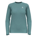 Odlo Kleding Odlo Essential Seamless Crew Neck Longsleeve Dames-Turkoois