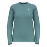 Essential Seamless Crew Neck Longsleeve Dames-Turkoois