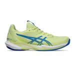 ASICS Tennisschoenen ASICS Solution Speed FF 3 Clay Gravelschoen Dames-Limoen,Blauw