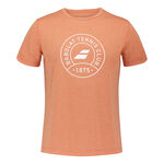 Babolat Kleding Babolat Exercise Graphic T-shirt Heren-Oranje,Wit
