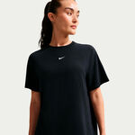 Nike T-shirt Nike One Relaxed Dri-Fit  T-shirt Dames-zwart
