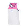 Racerback Tanktop Meisjes - pink, wit