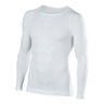 Warm Longsleeve Heren-Wit,Zilver