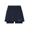 Club Basic Rok Dames-Donkerblauw,Grijs