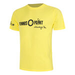 Tennis-Point Kleding Tennis-Point Team Yellow T-shirt Heren-Geel