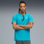 Puma Kleding Puma Velocity Hardloopshirt Heren-blauw