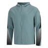 Velociti Storm Hooded Hardloopjas Heren-Blaugrau,Zwart
