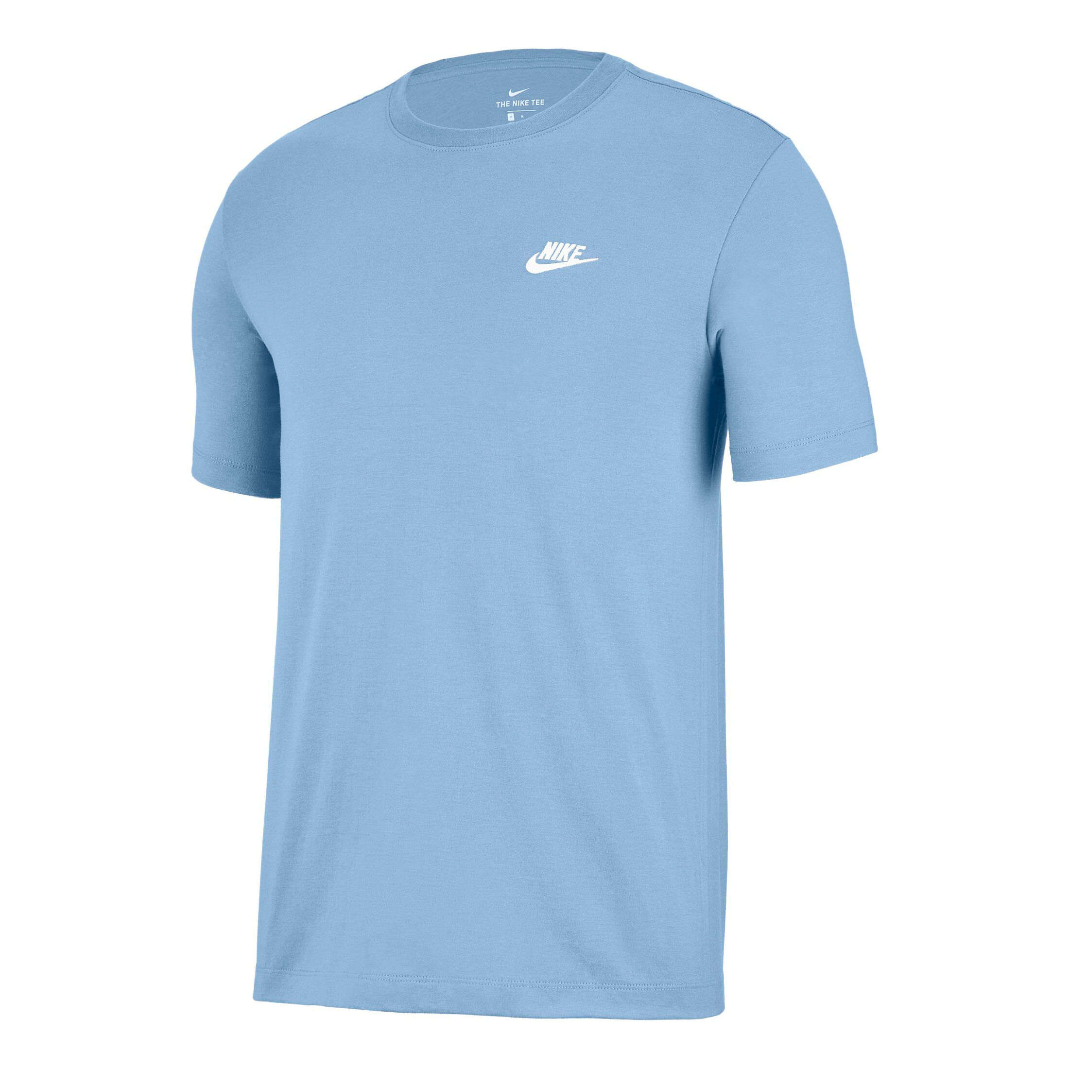 Nike shirt lichtblauw clearance