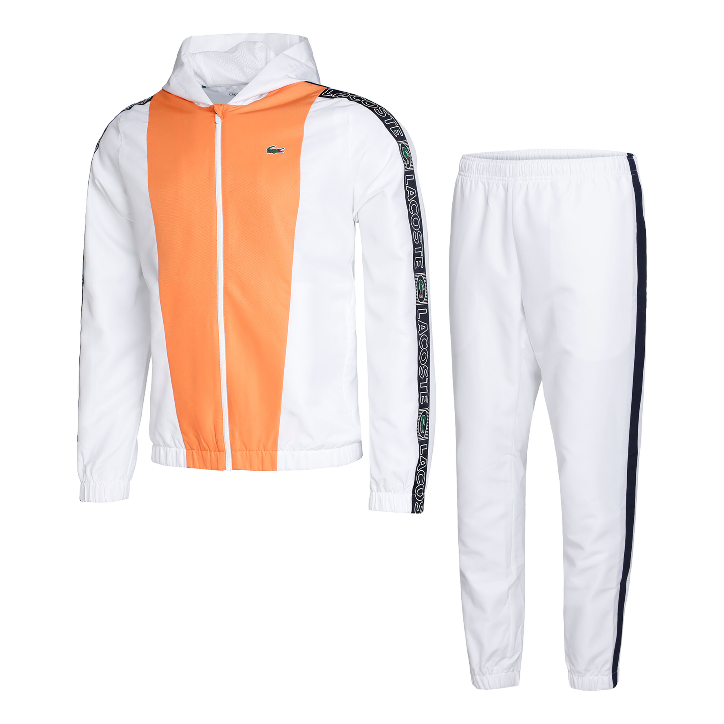 Lacoste trainingspak sales oranje