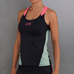 Endless Kleding Endless Grace Tanktop Dames-Zwart,Groen