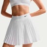 Dri-Fit Victory High Rise Pleated Rok Dames-wit