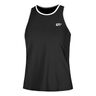 Teamline Racerback Tanktop Dames-Zwart