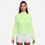 Nike Kleding Nike Swift Half-Zip Longsleeve Hardloopshirt Dames-limoen