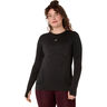 Road Hardloopshirt Dames-zwart, grijs