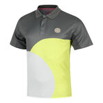 BIDI BADU Kleding BIDI BADU Bubble Polo Heren-Grijs,Citroengeel