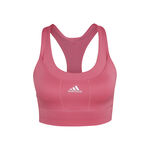 adidas Kleding adidas Medium Support Primeknit Sport-bh Dames-Rood