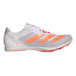 adidas Hardloopschoenen adidas Distancestar Spikes Unisex-wit, rood