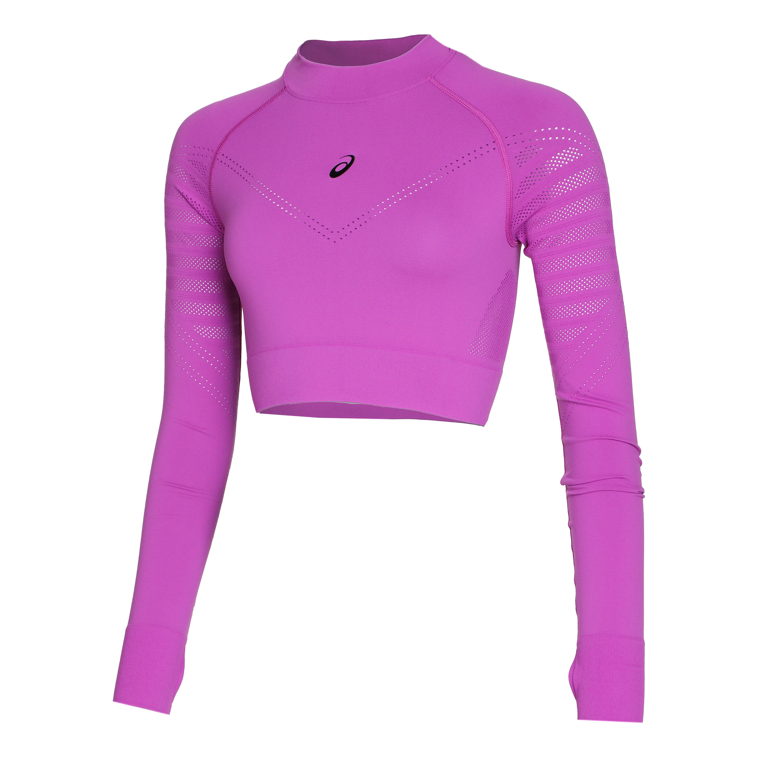 Buy ASICS Seamless Crop Top Longsleeve Dames Paars online Tennis Point BE