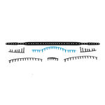 Babolat Toebehoren voor rackets Babolat BG PD Jr 25 Set Snaarbeschermers-Zwart