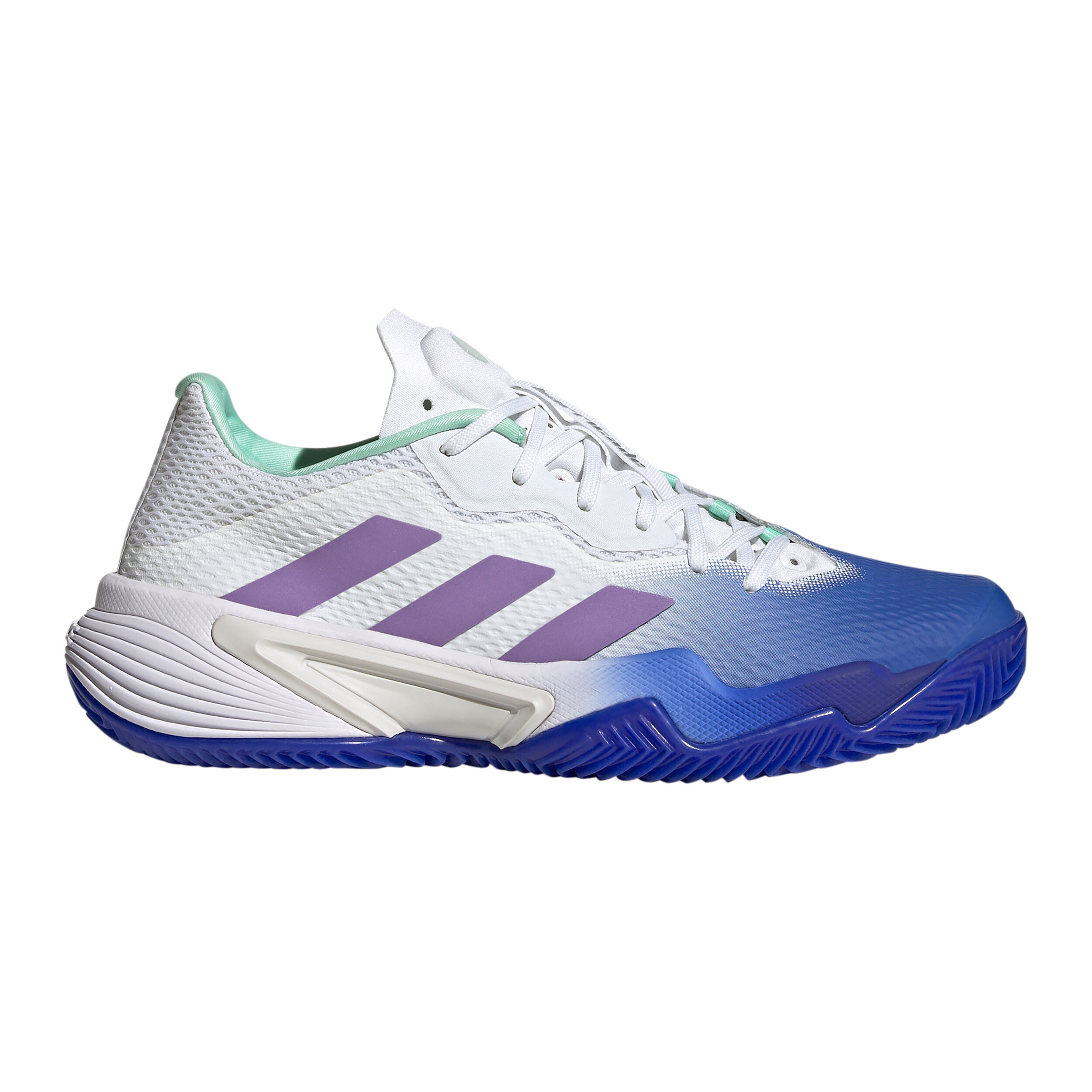 Buy adidas Barricade Gravelschoen Dames Wit Blauw online Tennis Point BE