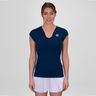 Crew V-Neck T-shirt Dames-Donkerblauw