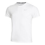 Nike Kleding Nike Miler Hardloopshirt Heren - wit