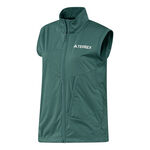 adidas Kleding adidas Terrex XPR Softshell Hardloopvesten Dames-groen