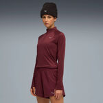 Puma Kleding Puma Velocity Cloudspun 1/4 Zip Hardloopshirt Dames-Rood